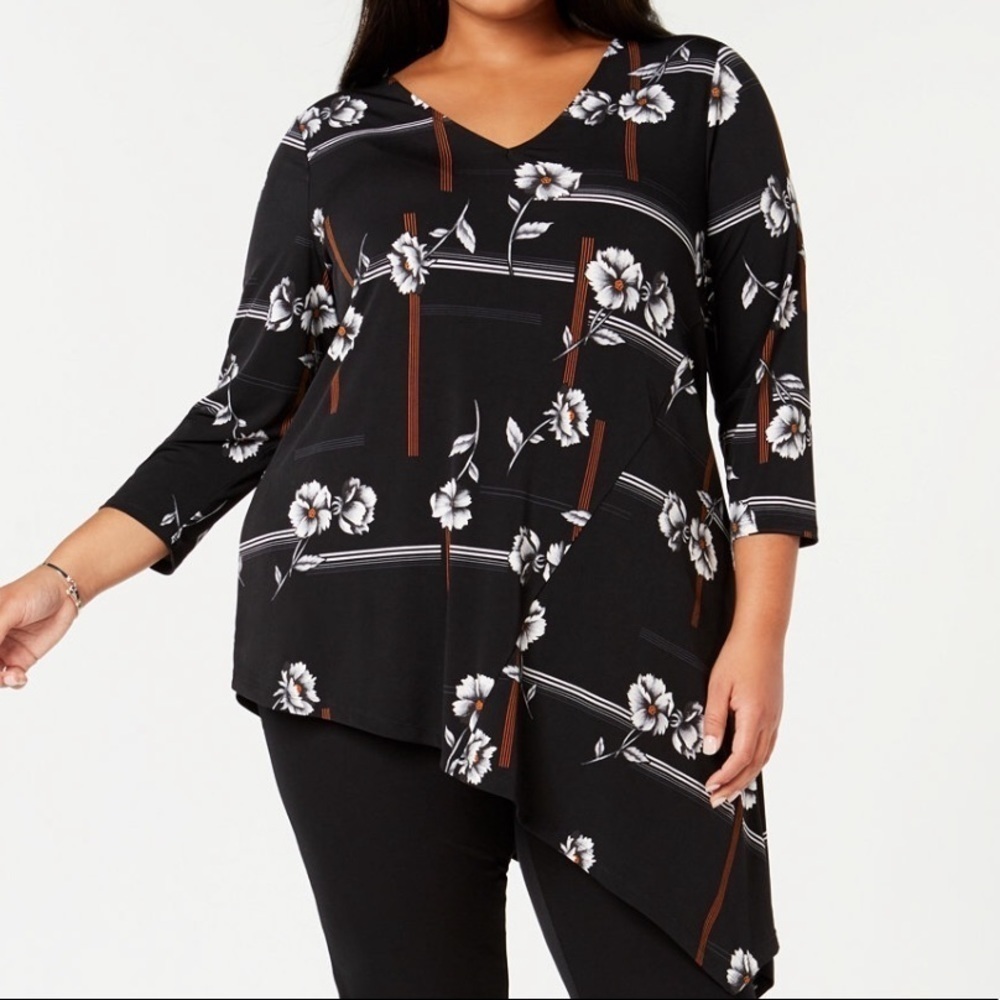 Alfani Printed Swing Tunic